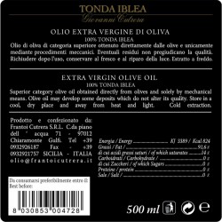 Olivenöl Extra Vergine Tonda Iblea Giovanni Cutrera - Cutrera - 500ml