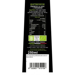 Natives Bio Olivenöl Extra Vergine Aglio e Peperoncino - Quattrociocchi - 250ml