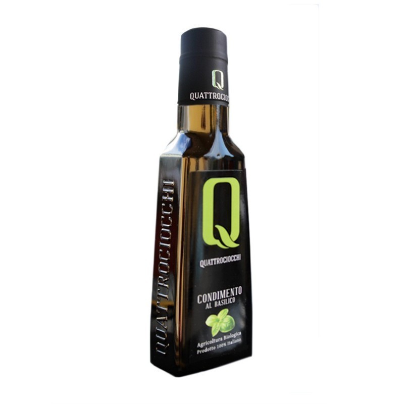 Bio Olivenöl Extra Vergine Basilikum - Quattrociocchi - 250ml Bio Olivenöl Extra Vergine Basilikum - Quattrociocchi - 250ml