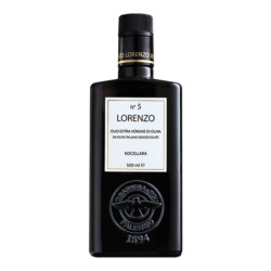 Olivenöl Extra Vergine Lorenzo 5 Nocellara denocciolato - Barbera - 500ml