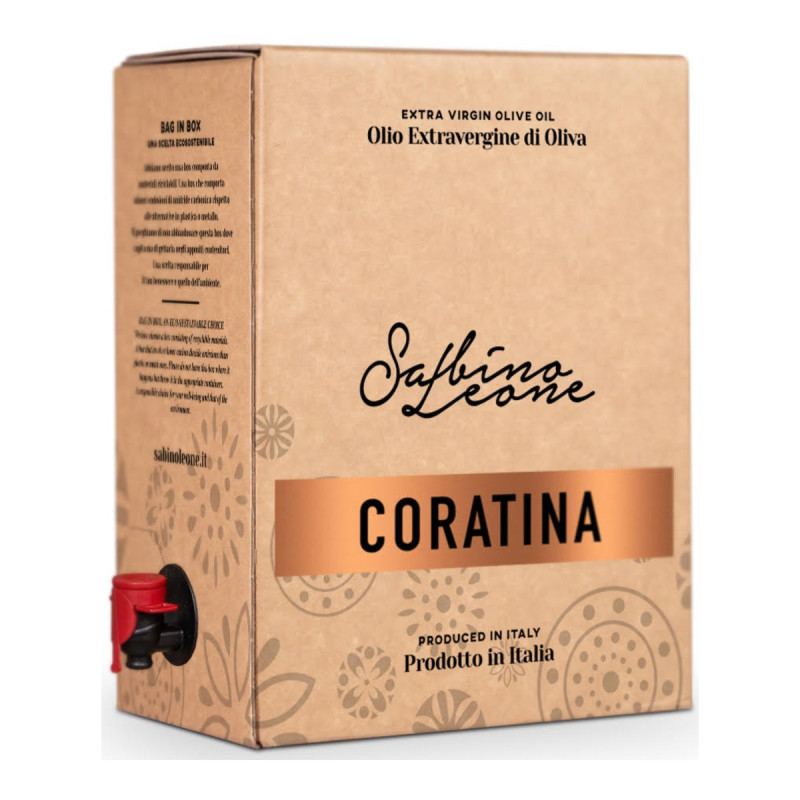 Olivenöl Extra Vergine Coratina bag in box - Sabino Leone - 3l